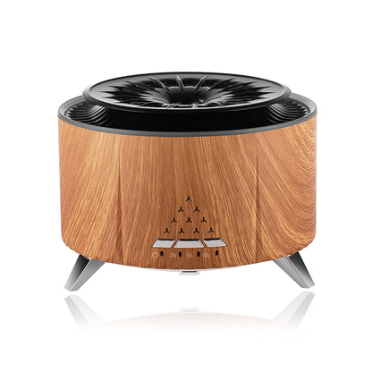 Wholesale New Arrival Remote Control Volcano Humidifier Diffuser Wholesale Fire Flame Diffuser With Lights