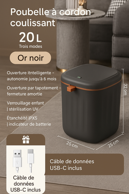 Poubelle Magique Éco : une poubelle intelligente pensée pour les familles modernes.